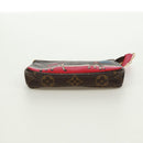 LOUIS VUITTON Monogram Giraffe Mini Pochette Accessoires M62087 LV Auth 172028M-5