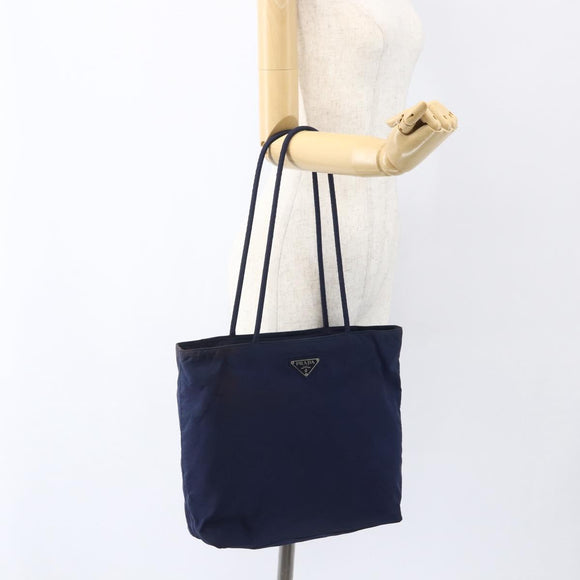 PRADA Tote Bag Nylon Navy Auth 172029