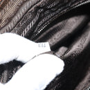 PRADA Hand Bag Leather Silver Light green Auth 172031-11