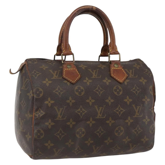 LOUIS VUITTON Monogram Speedy 25 Hand Bag M41528 LV Auth 172032