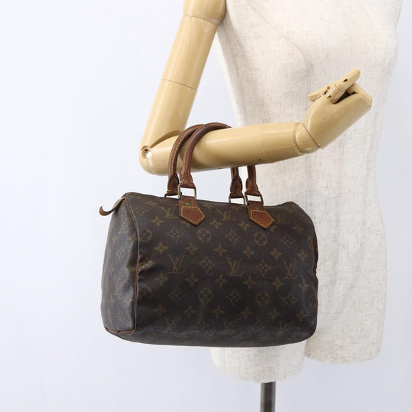 LOUIS VUITTON Monogram Speedy 25 Hand Bag M41528 LV Auth 172032