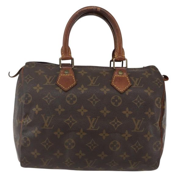 LOUIS VUITTON Monogram Speedy 25 Hand Bag M41528 LV Auth 172032