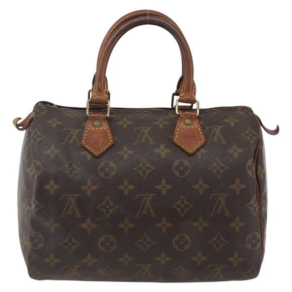 LOUIS VUITTON Monogram Speedy 25 Hand Bag M41528 LV Auth 172032