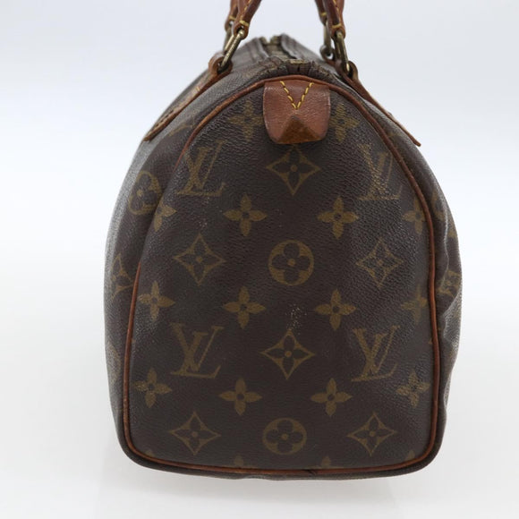 LOUIS VUITTON Monogram Speedy 25 Hand Bag M41528 LV Auth 172032