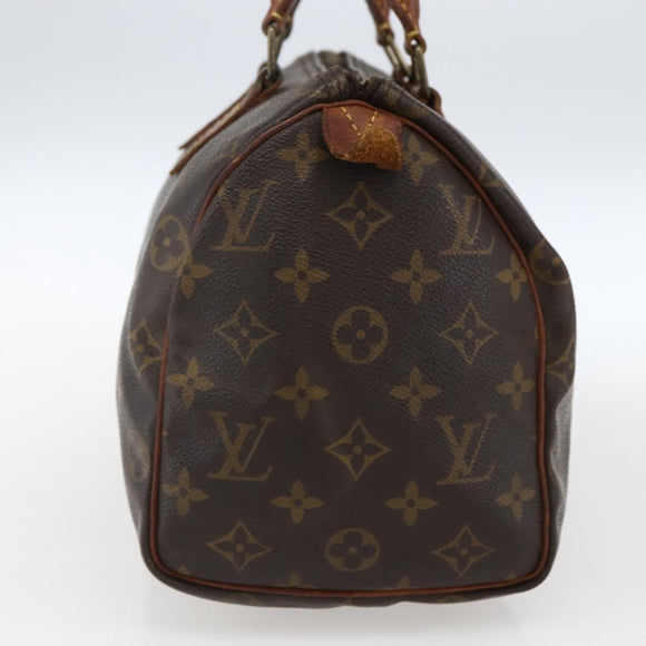 LOUIS VUITTON Monogram Speedy 25 Hand Bag M41528 LV Auth 172032