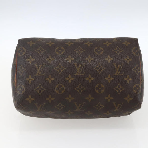 LOUIS VUITTON Monogram Speedy 25 Hand Bag M41528 LV Auth 172032