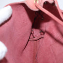 GUCCI Shoulder Bag Suede Pink Gold 95107 Auth 172039-18