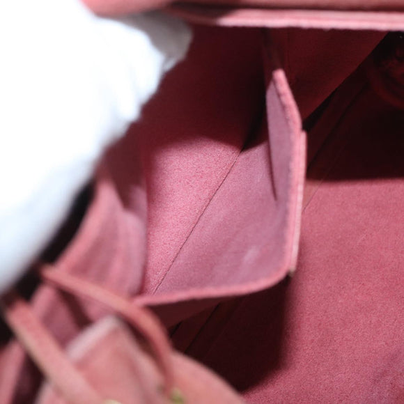 GUCCI Shoulder Bag Suede Pink Gold 95107 Auth 172039