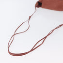 GUCCI Shoulder Bag Suede Pink Gold 95107 Auth 172039-7