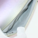 CHANEL Chain Shoulder Pouch Matelasse Leather Purple Silver CC Auth 172041SAM-9