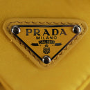 PRADA Hat Nylon Yellow Auth 172043M-15