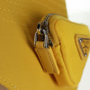 PRADA Hat Nylon Yellow Auth 172043M-9