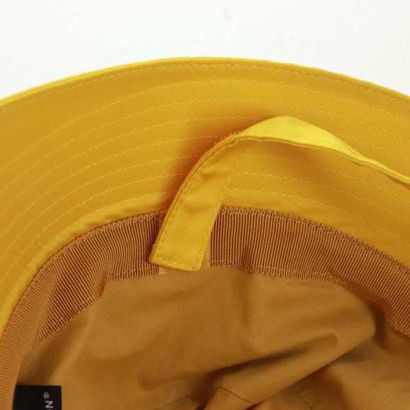 PRADA Hat Nylon Yellow Auth 172043M