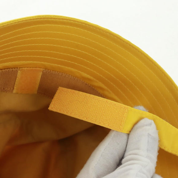 PRADA Hat Nylon Yellow Auth 172043M