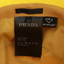 PRADA Hat Nylon Yellow Auth 172043M-12
