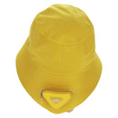 PRADA Hat Nylon Yellow Auth 172043M-2