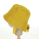 PRADA Hat Nylon Yellow Auth 172043M-3