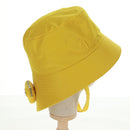 PRADA Hat Nylon Yellow Auth 172043M-4