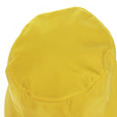 PRADA Hat Nylon Yellow Auth 172043M-7