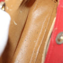 GUCCI Bamboo Hand Bag Leather Red Gold 002 1186 0260 Auth 172051-10
