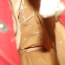 GUCCI Bamboo Hand Bag Leather Red Gold 002 1186 0260 Auth 172051-18