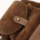 GUCCI Bamboo Backpack Suede Brown Gold 003 2852 0030 0 Auth 172054-19