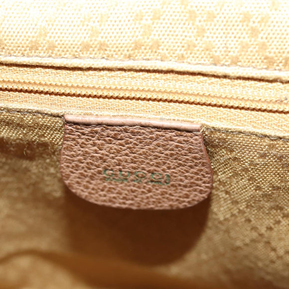 GUCCI Bamboo Backpack Suede Brown Gold 003 2852 0030 0 Auth 172054