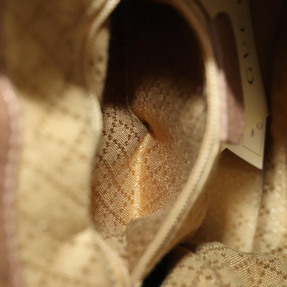 GUCCI Bamboo Backpack Suede Brown Gold 003 2852 0030 0 Auth 172054