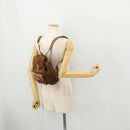 GUCCI Bamboo Backpack Suede Brown Gold 003 2852 0030 0 Auth 172054-28