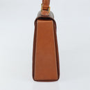 CELINE Macadam Canvas Hand Bag PVC Leather Brown Gold Auth 172055-5