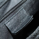 GUCCI GG Canvas Schoudertas Zwart Zilver 114269 Auth 172056-20