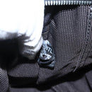 HERMES Her Line Tote MM Hand Bag Canvas Gray Silver Auth 172061-12