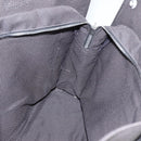 HERMES Her Line Tote MM Hand Bag Canvas Gray Silver Auth 172062-17