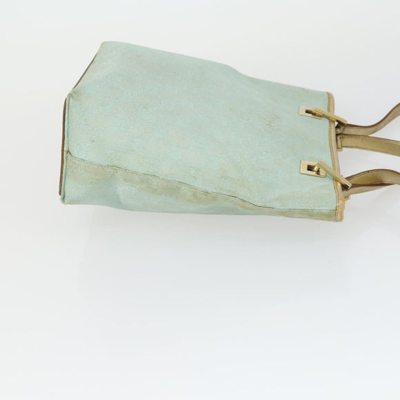 GUCCI GG Canvas Shoulder Bag 2 Set Baby Blue Beige Auth 172063