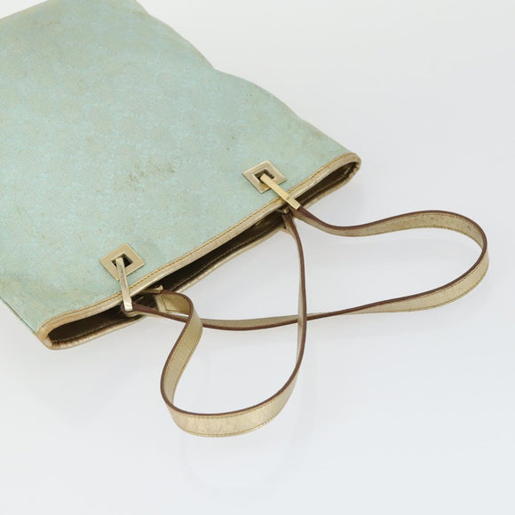 GUCCI GG Canvas Shoulder Bag 2 Set Baby Blue Beige Auth 172063