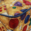 CHANEL Matelasse Chain Shoulder Bag Silk Multicolor Gold CC Auth 172070SAV-10