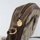 GUCCI GG Supreme Web Sherry Line Bag PVC Beige Gold 116 02 089 Auth 172071-9