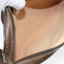GUCCI GG Supreme Web Sherry Line Bag PVC Beige Gold 116 02 089 Auth 172071-10