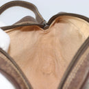 GUCCI GG Supreme Web Sherry Line Bag PVC Beige Gold 116 02 089 Auth 172071-20