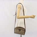 GUCCI GG Supreme Web Sherry Line Bag PVC Beige Gold 116 02 089 Auth 172071-22