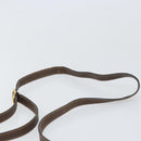 GUCCI GG Supreme Web Sherry Line Bag PVC Beige Gold 116 02 089 Auth 172071-8