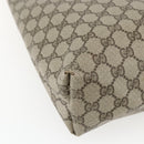 GUCCI GG Supreme Web Sherry Line Tote Bag PVC Beige Red 39 02 003 Auth 172074-16