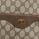 GUCCI GG Supreme Web Sherry Line Tote Bag PVC Beige Red 39 02 003 Auth 172074-17