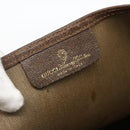 GUCCI GG Supreme Web Sherry Line Tote Bag PVC Beige Red 39 02 003 Auth 172074-18