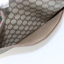 GUCCI GG Supreme Web Sherry Line Tote Bag PVC Beige Red 39 02 003 Auth 172074-11