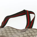 GUCCI GG Supreme Web Sherry Line Tote Bag PVC Beige Red 39 02 003 Auth 172074-8
