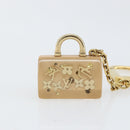 LOUIS VUITTON Porte Cles Speedy Unclusion Charm Gold Tone M65416 LV Auth 172077-10