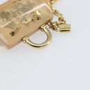 LOUIS VUITTON Porte Cles Speedy Unclusion Charm Gold Tone M65416 LV Auth 172077-13