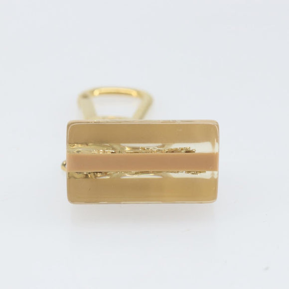 LOUIS VUITTON Porte Cles Speedy Unclusion Charm Gold Tone M65416 LV Auth 172077