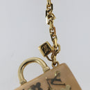 LOUIS VUITTON Porte Cles Speedy Unclusion Charm Gold Tone M65416 LV Auth 172077-8